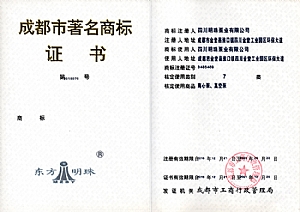 Chengdu trademark certificate